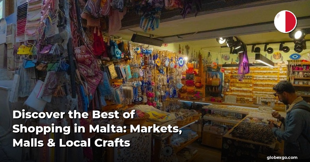 Discover the Best of Shopping in Malta: Markets, Malls & Local Crafts