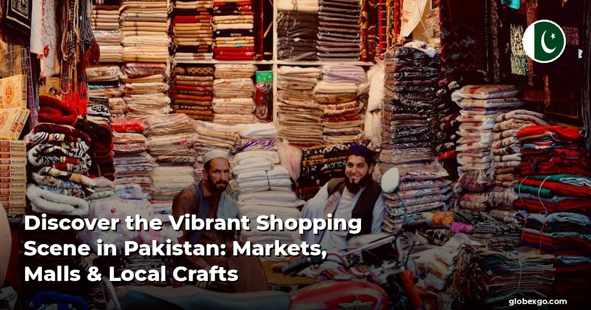 Discover the Vibrant Shopping Scene in Pakistan: Markets, Malls & Local Crafts
