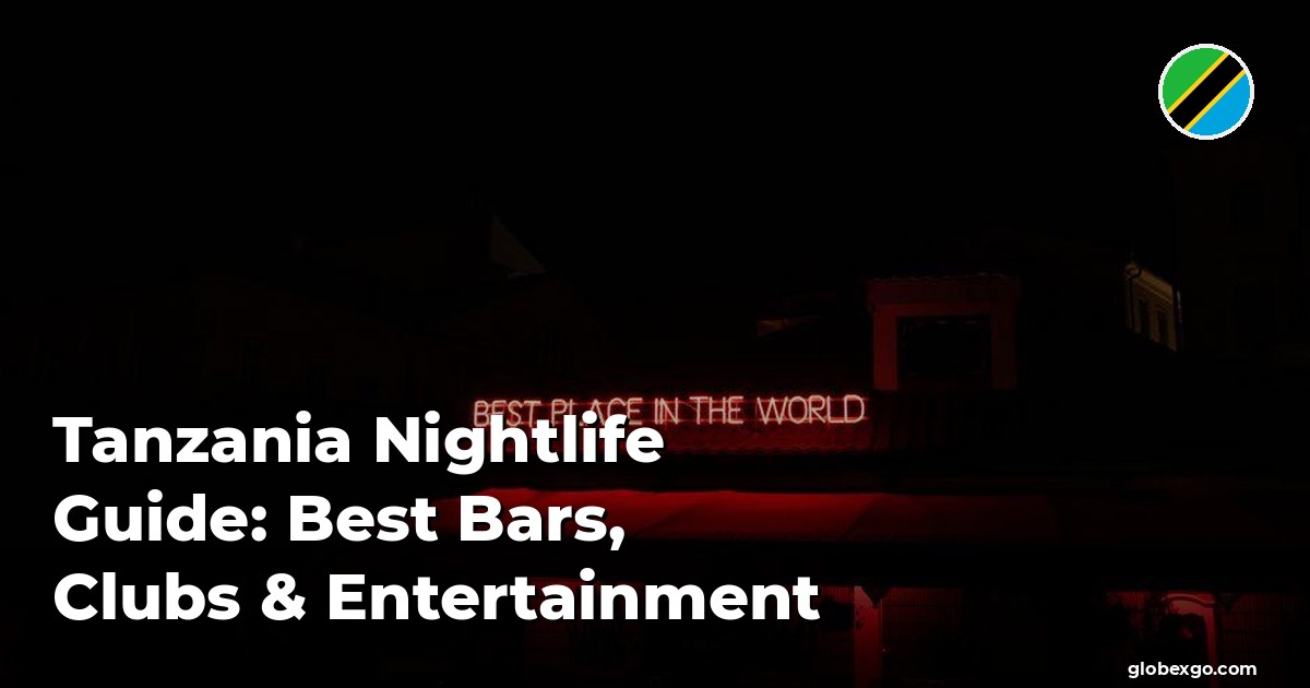 Tanzania Nightlife Guide: Best Bars, Clubs & Entertainment